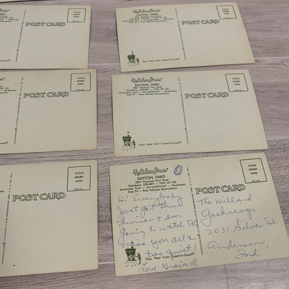 Vintage Holiday Inn Memphis/ Ohio Postcards Ephemera Lot Of 10 - Picture 5 of 8